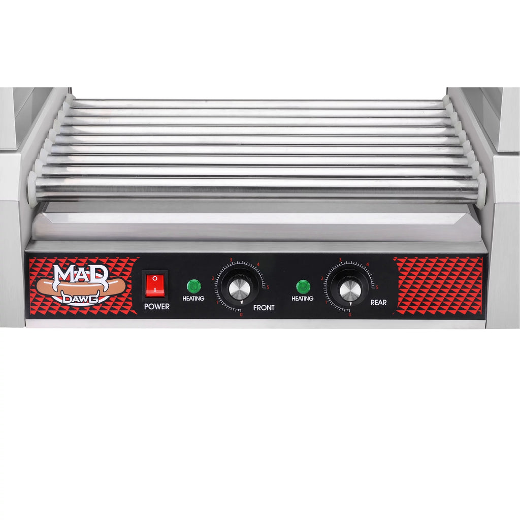 24 Hot Dog 9 Roller Stainless Steel Grilling Machine B2548