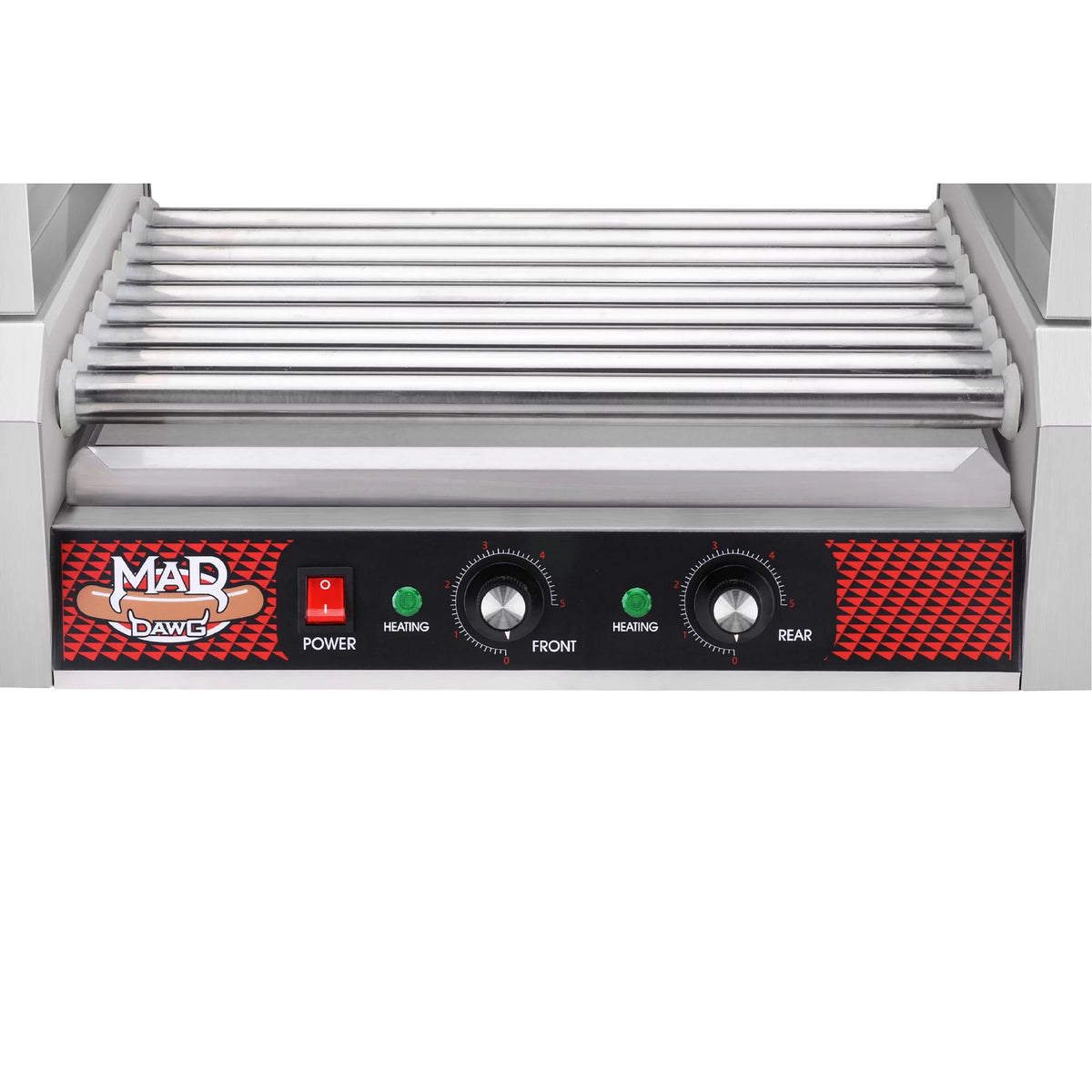 24 Hot Dog 9 Roller Stainless Steel Grilling Machine B2548