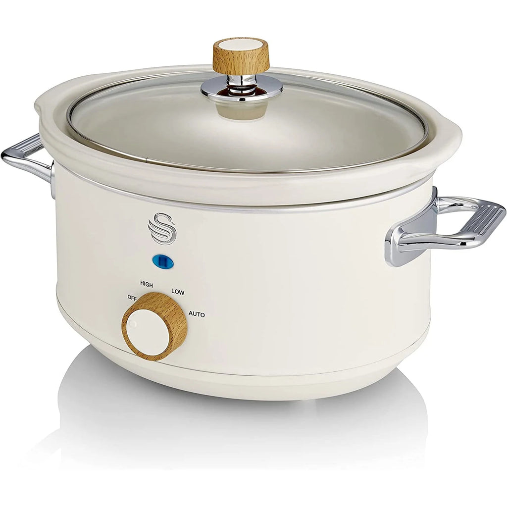 3.7 qt White Slow Cooker B366