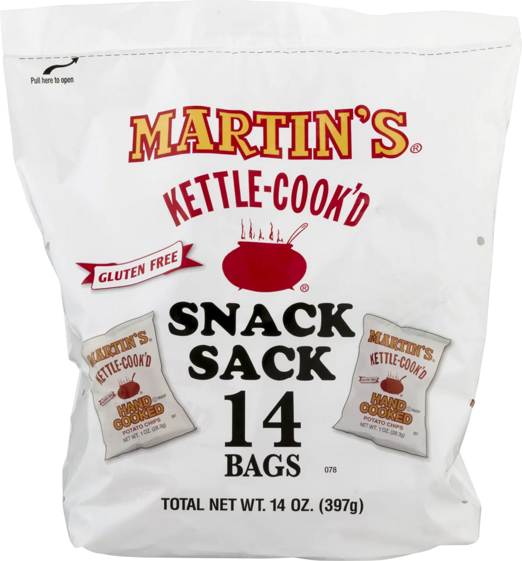 14 Count Kettle-Cook'd Potato Chip Snack Sack M883082