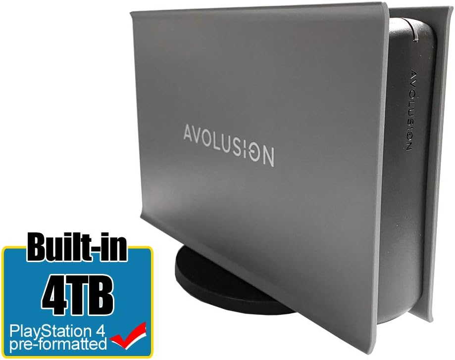 4TB USB 3.0 External Gaming Hard Drive (Grey) A849654