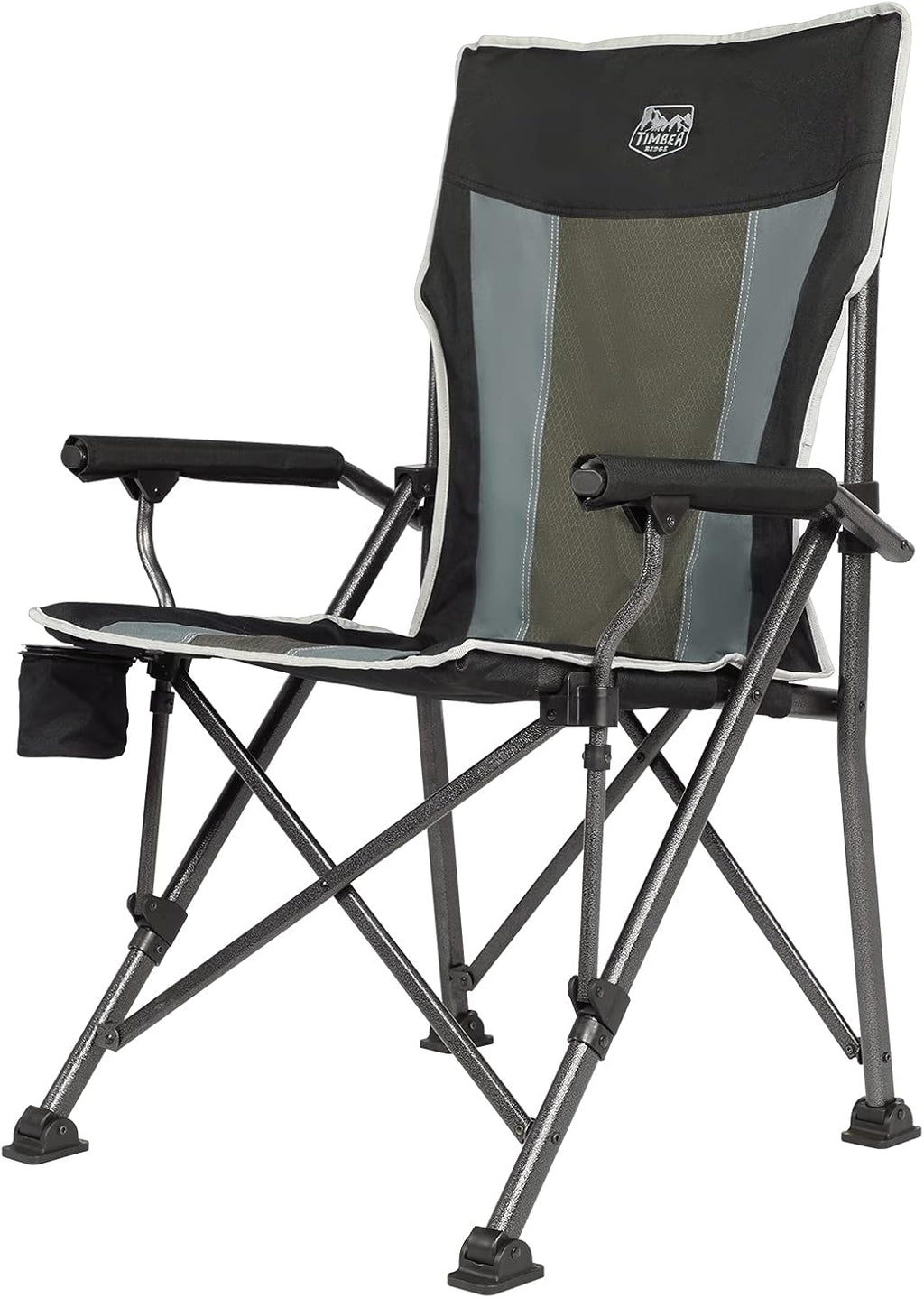 Aluminum Lightweight Folding Chairs with Hard Armrest and Cup Holder K13592