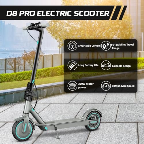 Electric Scooter with 8.5" Honeycomb Tire, Foldable Aluminum Alloy E-Scooter D291229