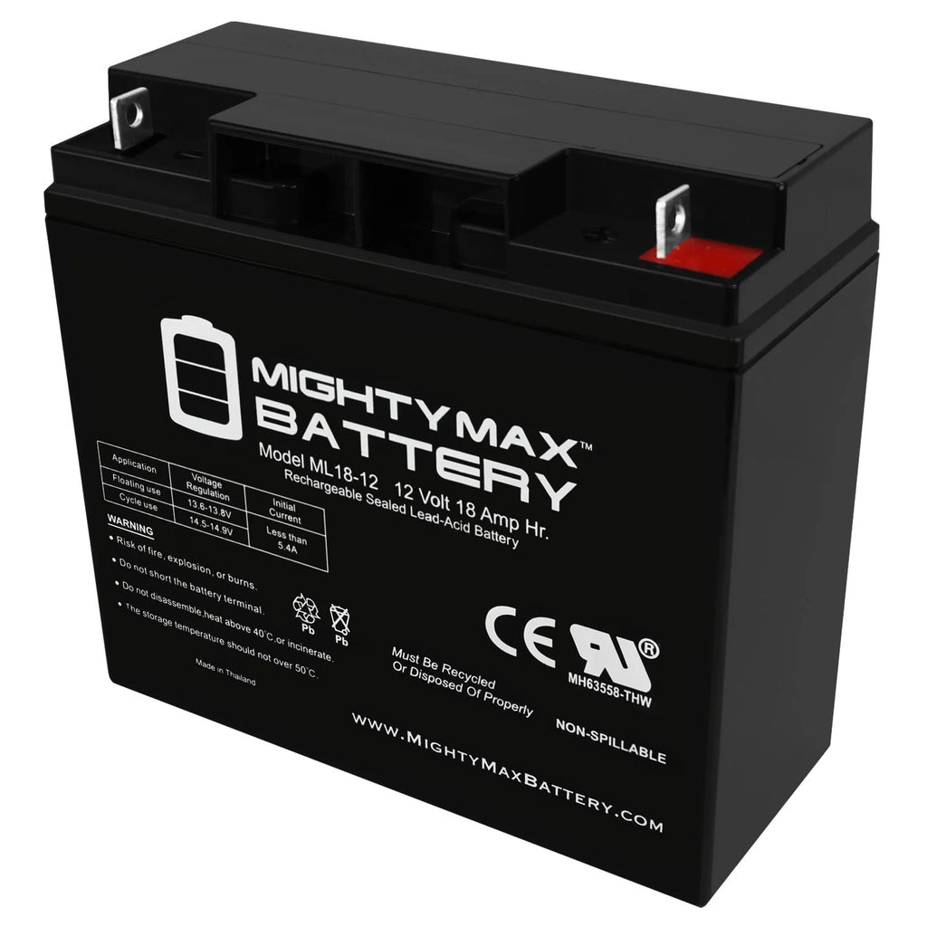12V 18AH SLA Replacement Battery S876190