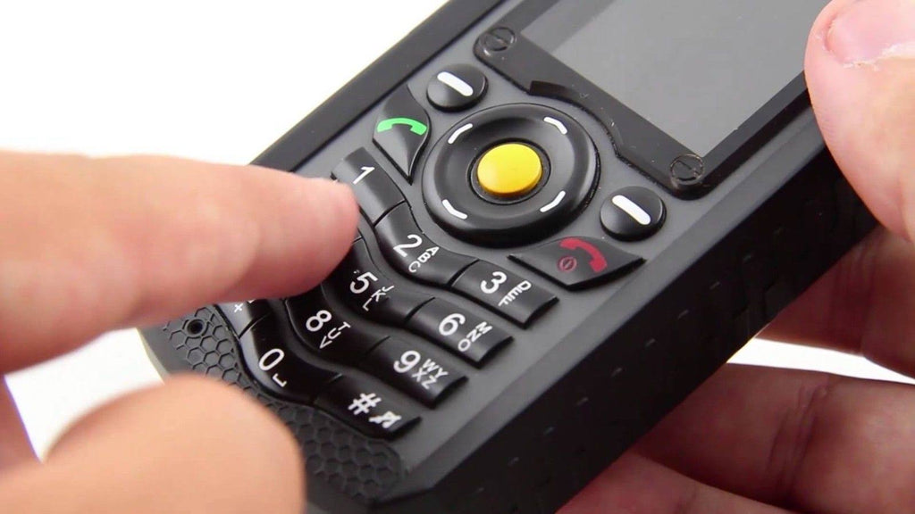 Black Unlocked GSM Dual SIM Phone IP67 J5492