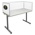 White 24" X 24" Polycarbonate Privacy Screen with Aluminum Bracket Z413