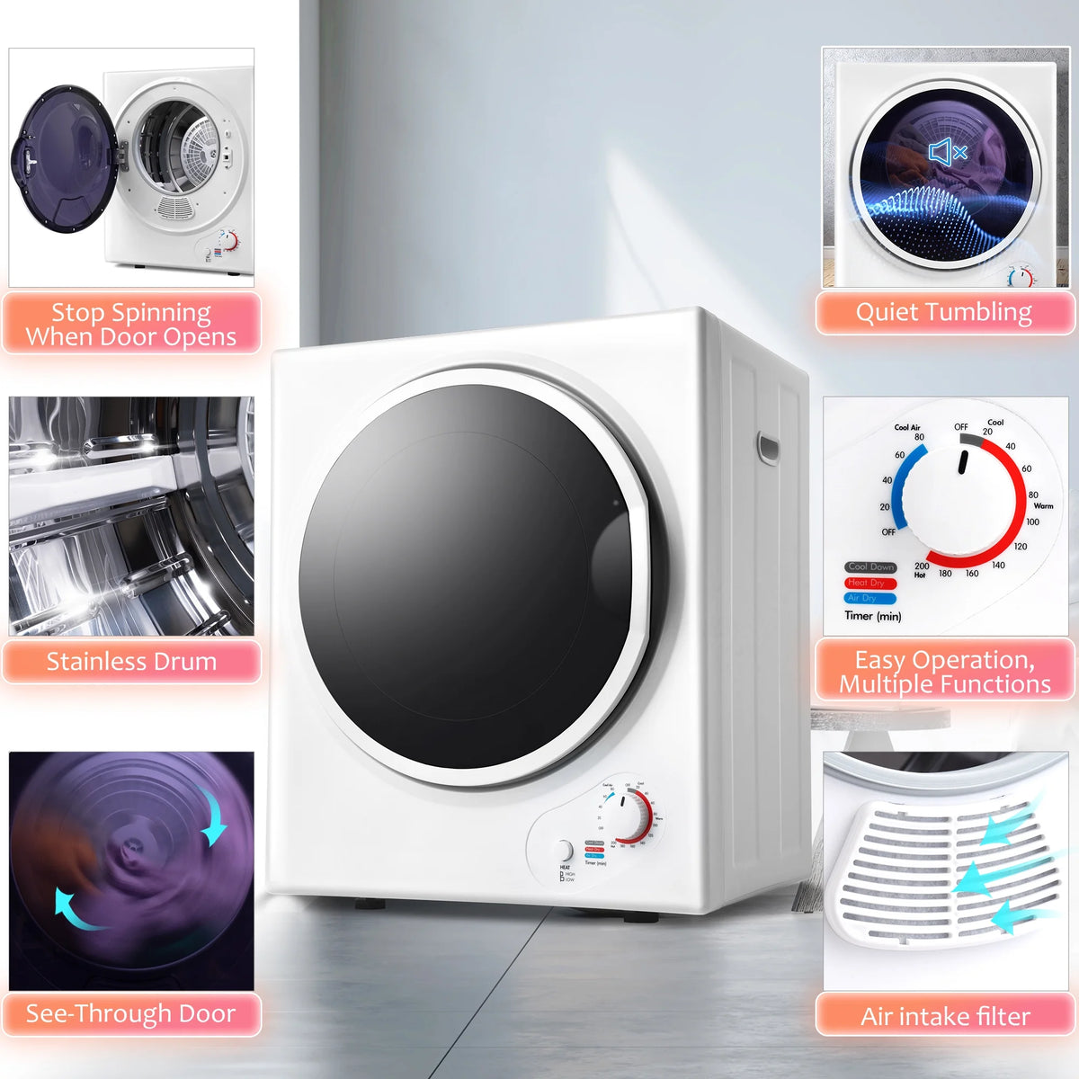 Portable Electric Clothes Dryer H677