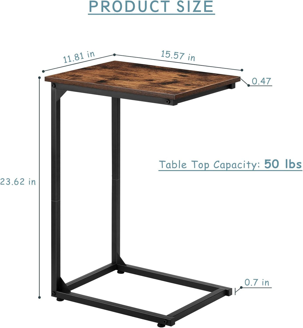 C Shaped Side Table Set of 2 Z55389