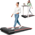 2 in 1 Walking Pad Treadmill with Remote Control 265LB Capacity E893237