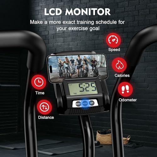 Exercise Bike with Air Resistance Bluetooth Fan Bike A517