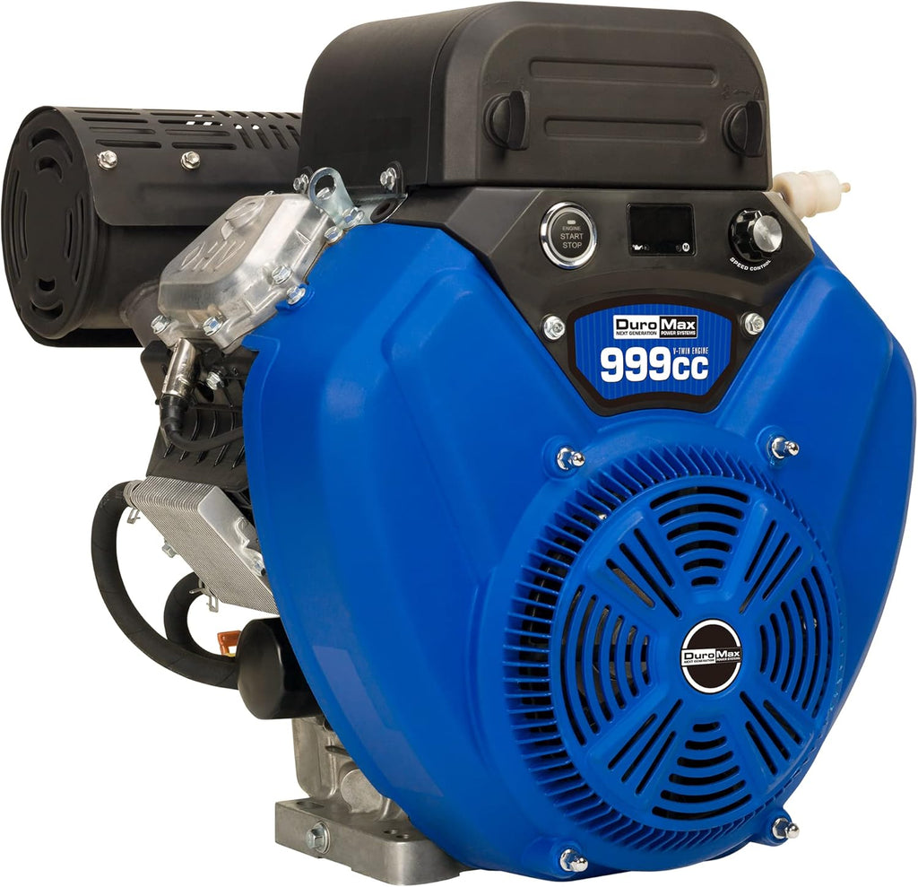 Blue 713cc V-Twin Electric Start Gas Powered Multi-Use Engine B704