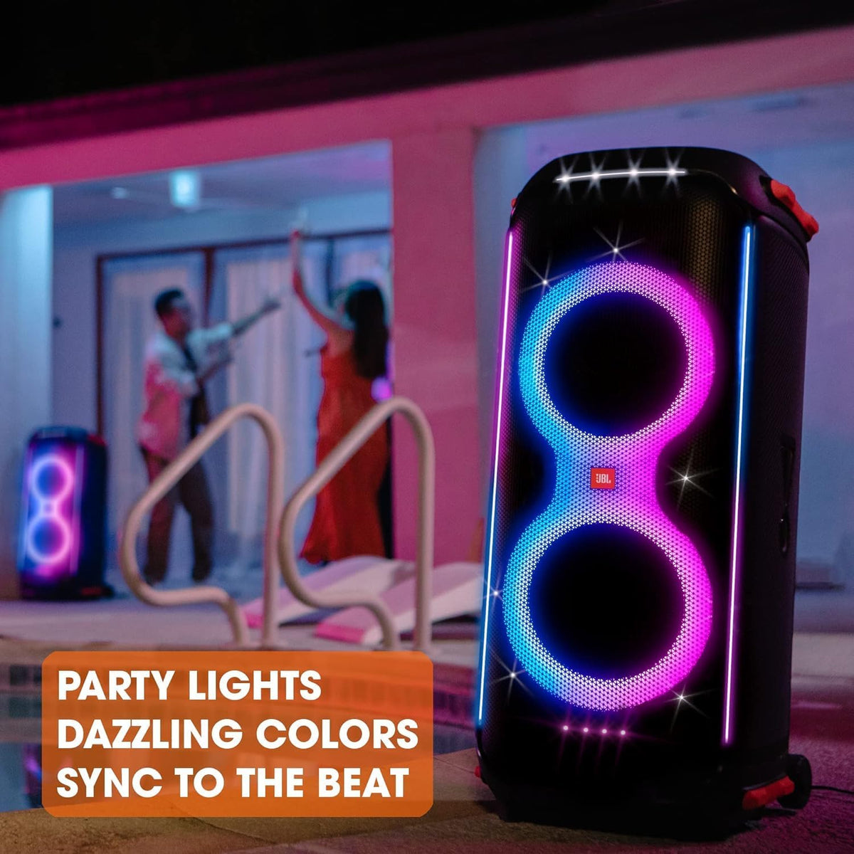 800W Wireless Bluetooth Splashproof Party Speaker with Lights Y847