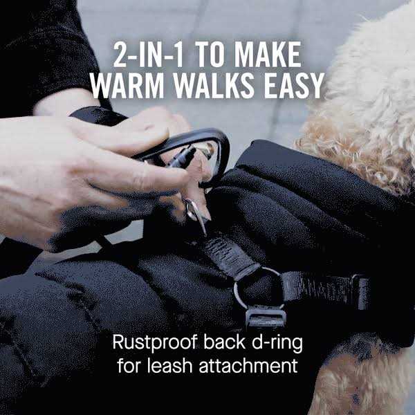 Black Harness Puffer P3175