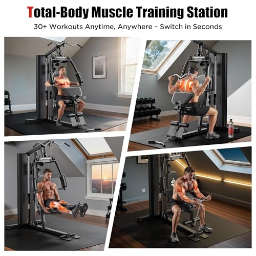 154LBS Weight Stack Multi Home Gym Station D773098