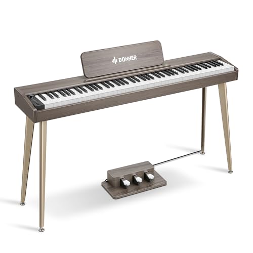 Black 88 Key Digital Piano with Graded Hammer Weighted Keyboard K89617