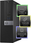 Desktop Computer Intel i5 16GB DDR3 RAM 500GB SSD Windows 10 Professional Y6521