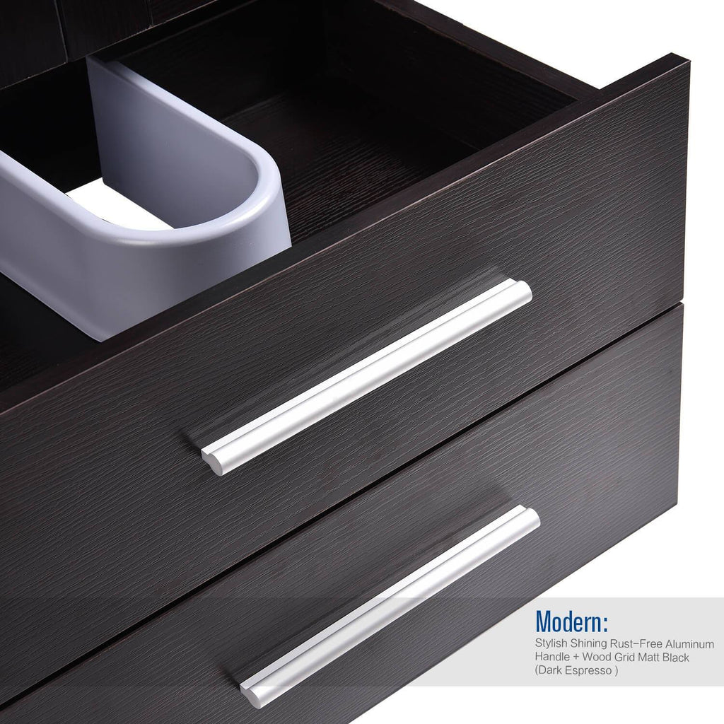 Dark Brown 24 inch Bathroom Vanity Combo B326