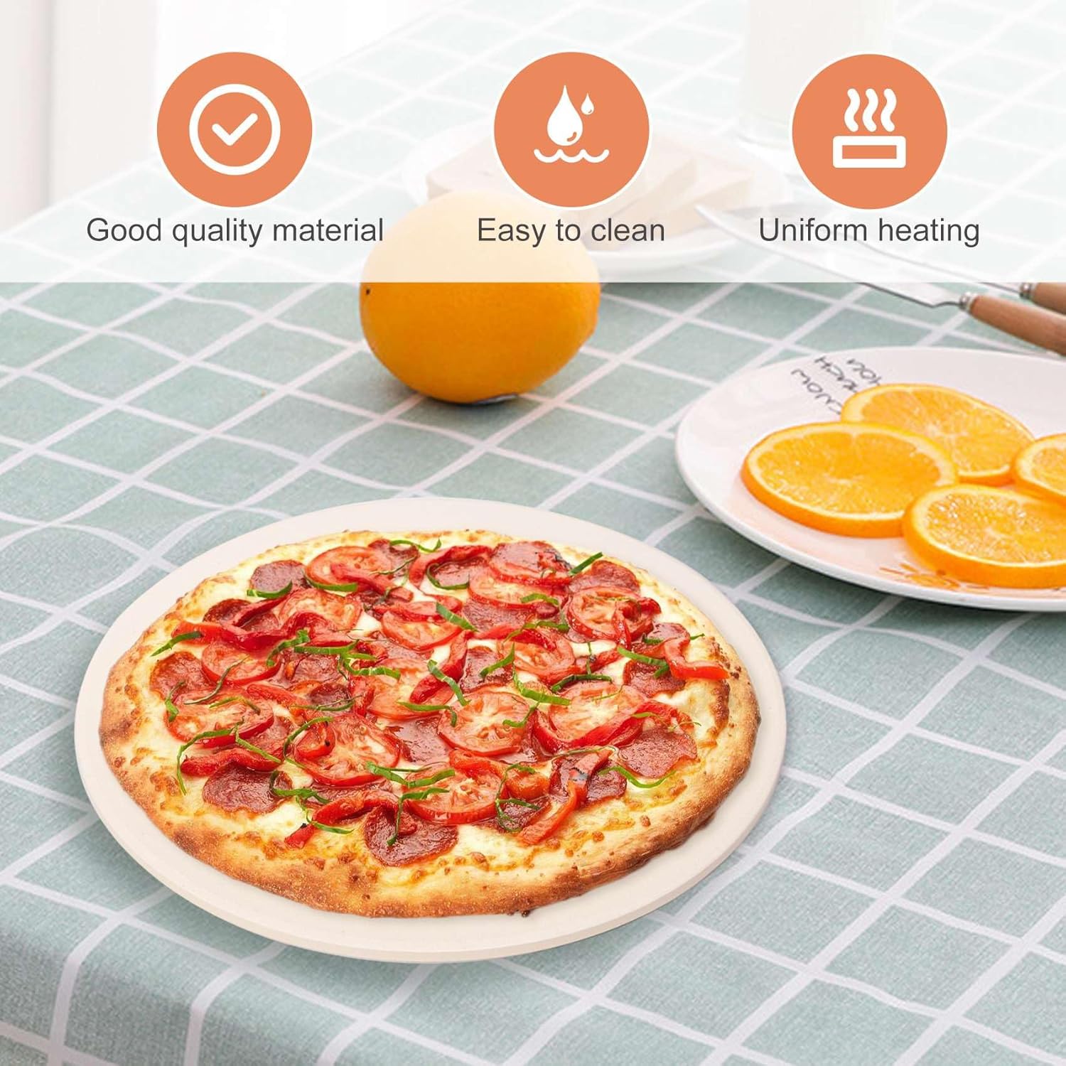 12 Inch Ceramic Pizza Stone P502227