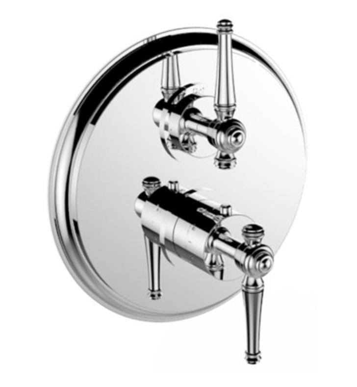 1/2x22 Thermostatic Trim with Volume Control and 2 Way Diverter - Satin Nickel A563014