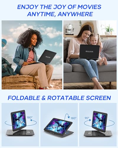 17.9" Portable DVD/CD Player with 15.4" Swivel Screen Y86670