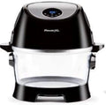 Black 10-Quart Air Fryer with Glass Bowl U995307