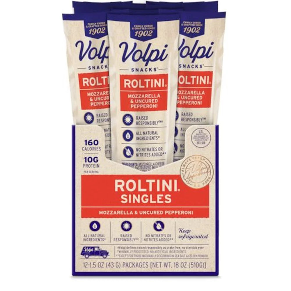 0.8 Ounce Pepperoni Pork Roltini Singles B557744