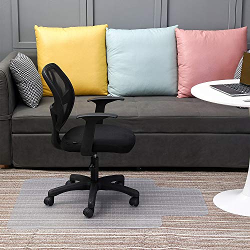 45" X 53" Transparent Polycarbonate Chair Mat C17559