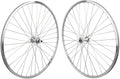 700c 36H Silver Wheel Set U1643