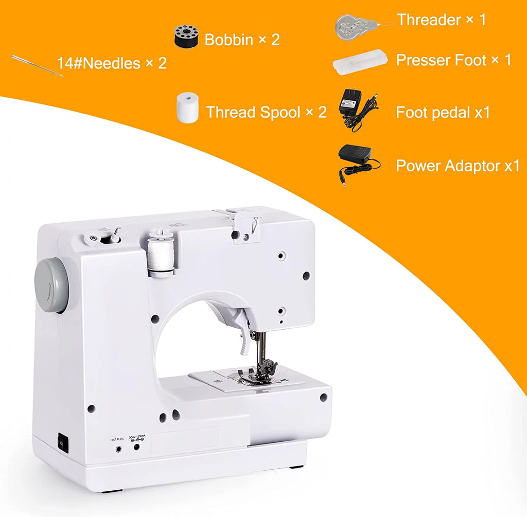 Portable Sewing Machine with 12 Built-In Stitches V447