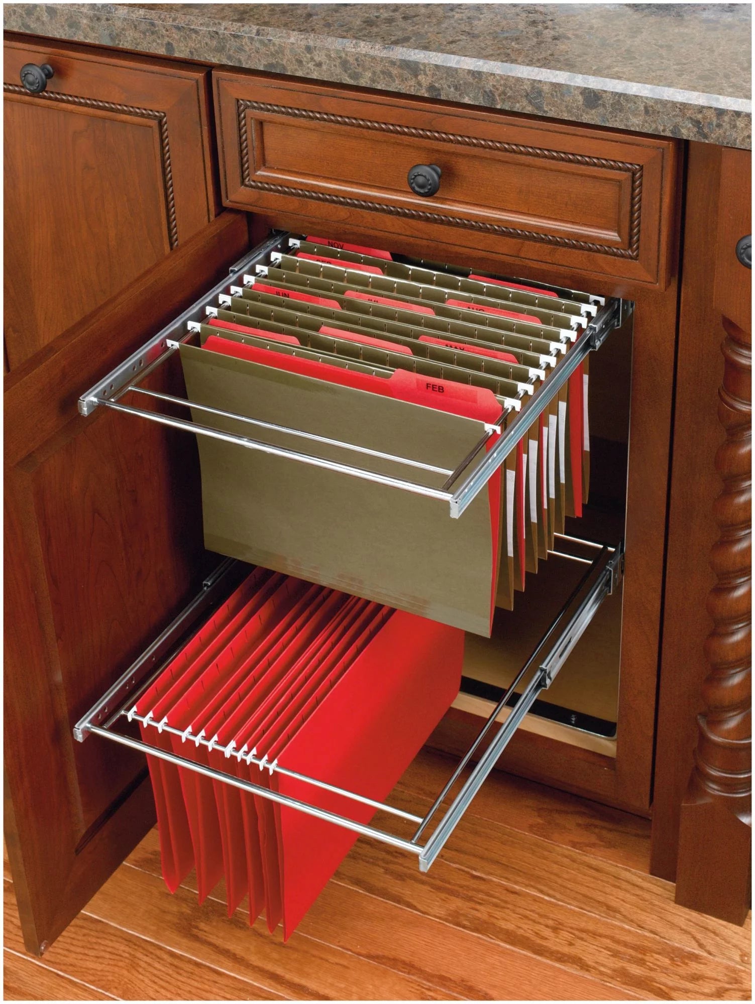 2 14.5" Tier Base Cabinet File Drawer Organizer System X717180
