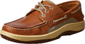 Men's Billfish 3-eye Boat Shoe Dark Tan F706
