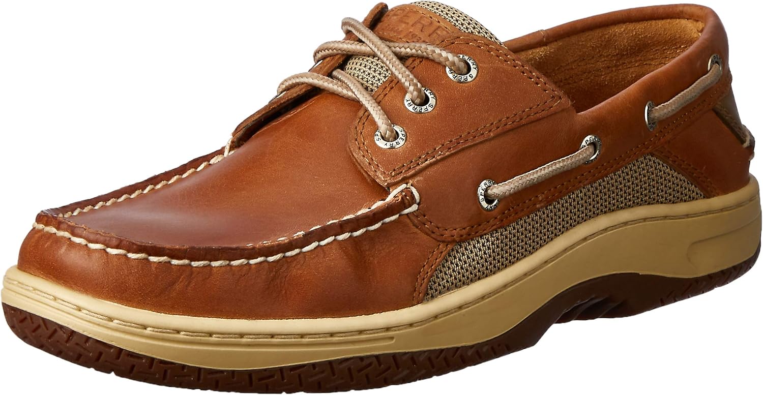 Men's Billfish 3-eye Boat Shoe Dark Tan F706