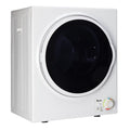 Portable 850W 1.6cu ft Front Load Electric Clothes Dryer with Stainless Steel Tub, White P164471