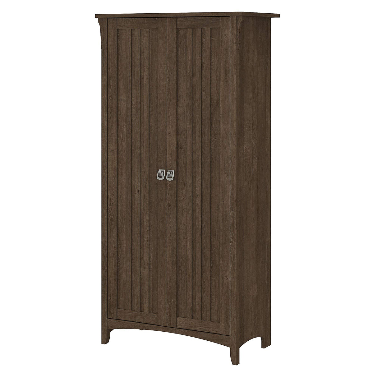 Ash Brown Tall Storage Cabinet with Doors F805
