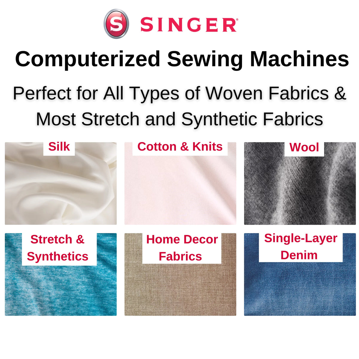 Computerized Sewing Machine with 154 Stitch Applications D753000