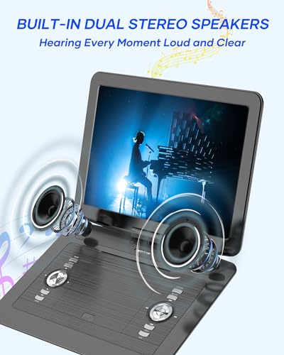 17.9" Portable DVD/CD Player with 15.4" Swivel Screen Y86670