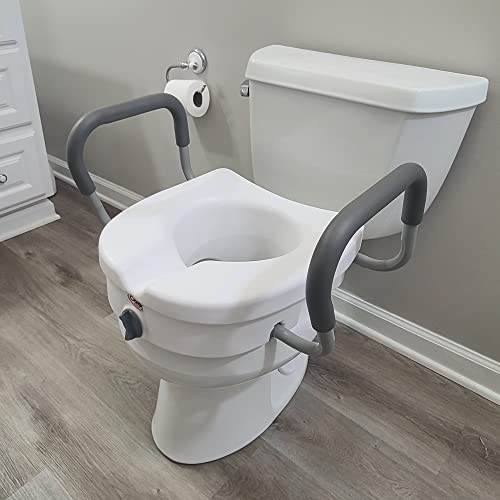 5" Raised Toilet Seat with Arms N6880