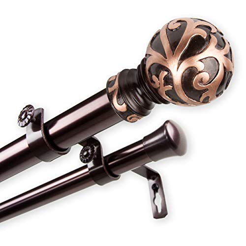 1" Gold Double Curtain Rod Q4588