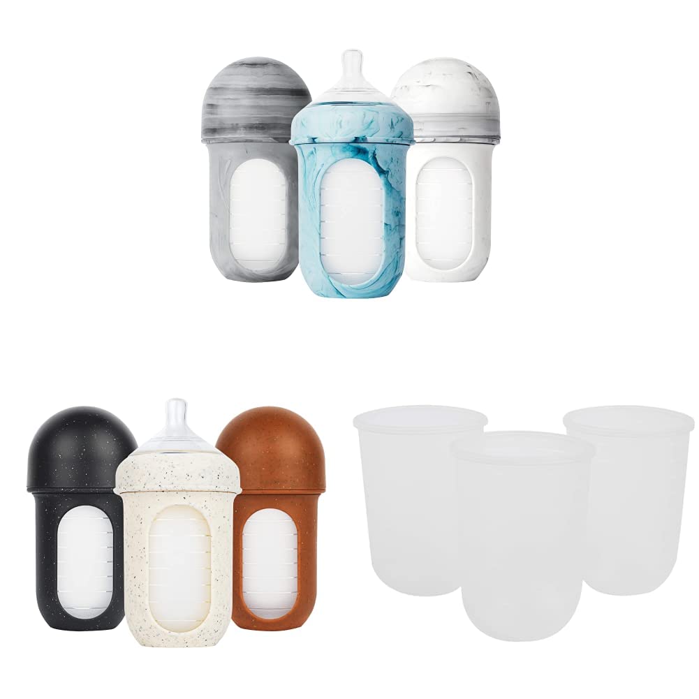 Reusable Silicone Baby Bottles with Pouches L3262