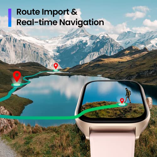 Black 43mm Smart Watch with GPS P610466
