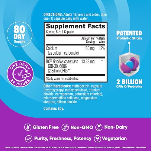 80ct Probiotics Capsules Z54997