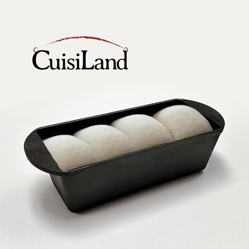 Rectangular Cast Iron Bread Loaf Pan with Lid C67420