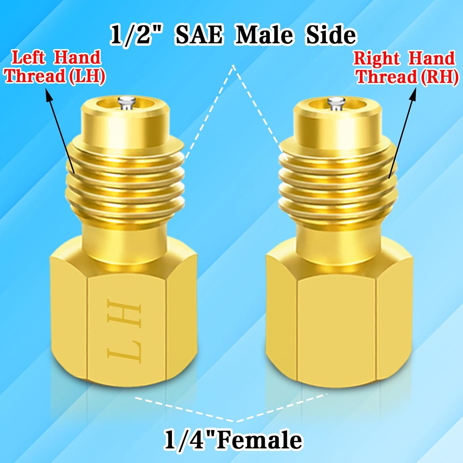 R1234yf Adapter Kit with Self-Sealing Can Taps I613299