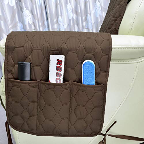 Beige 30 Inch Waterproof Recliner Chair Cover U357