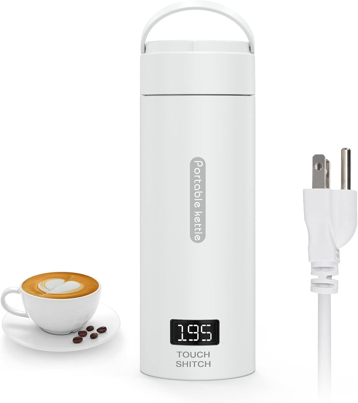 380ml Portable Electric Tea Kettle with Auto Shut-Off D4216
