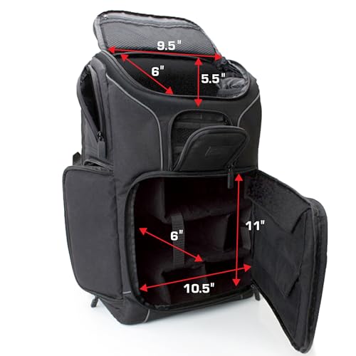 Green DSLR Camera Backpack with Laptop Compartment V492