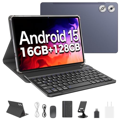 Gray 11 Inch 2-in-1 Tablet with Keyboard F751