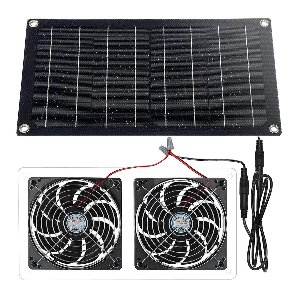 Waterproof Solar Exhaust Fan Extractor Ventilation Portable N482
