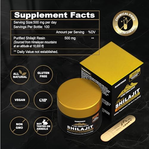 Pure Himalayan Shilajit Resin - 500mg M4286