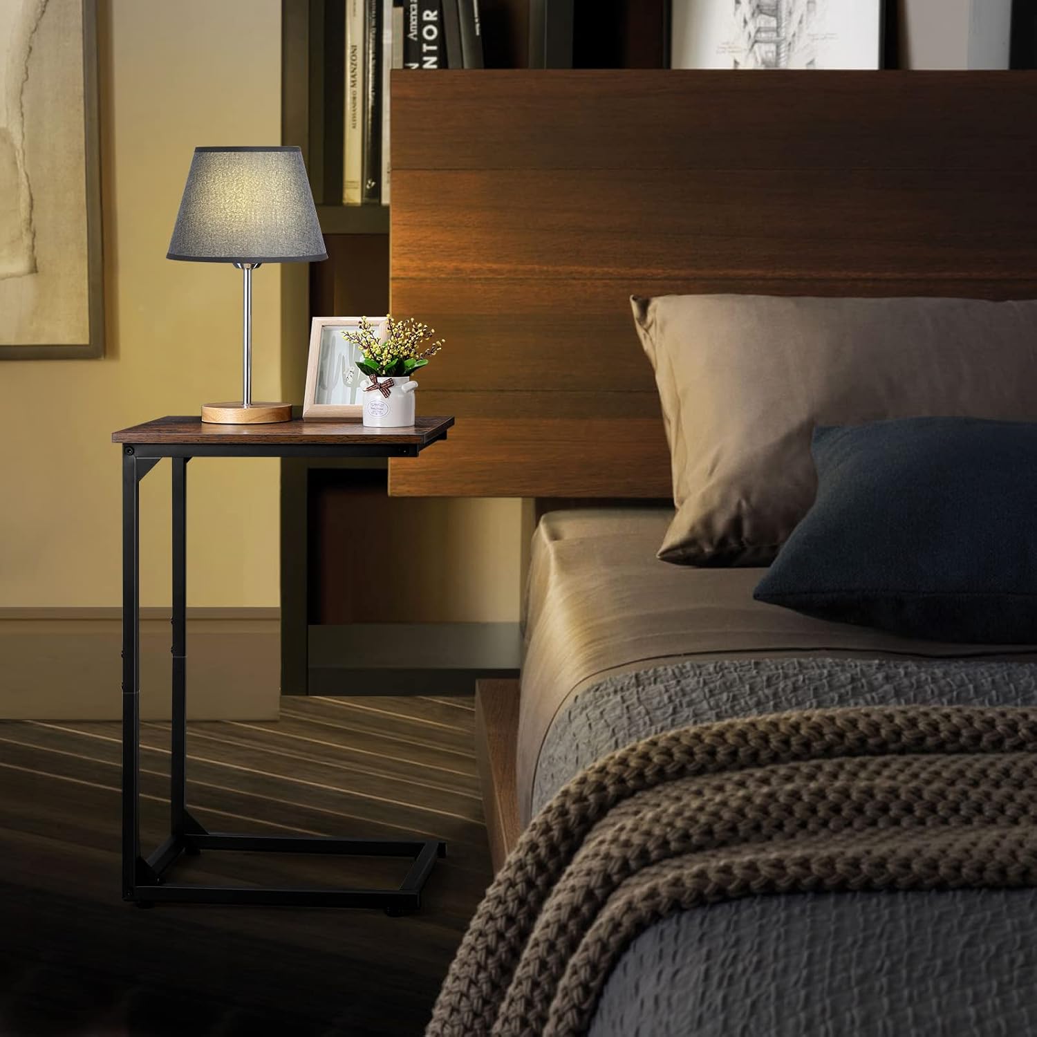 C Shaped Side Table Set of 2 Z55389